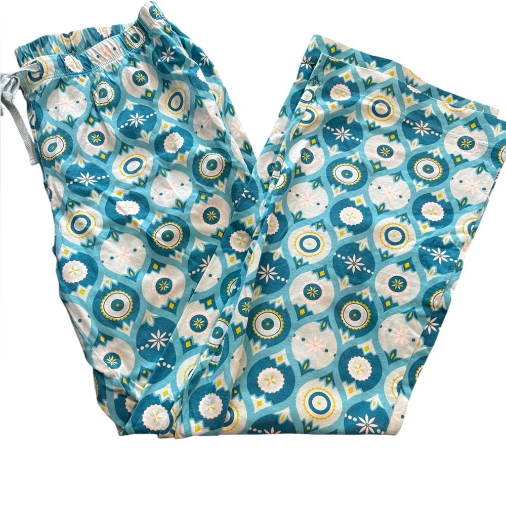 🔵🔵Fresh women’s Pajama Bottoms with in Teal and White